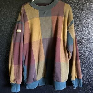 Patchwork crewneck